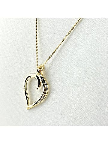 Tiffany & Co. Tiffany &amp; Co. Leaf Necklace, Yellow Gold (YG) Pendant, Design, 750 Gold, Women's. (view 2)