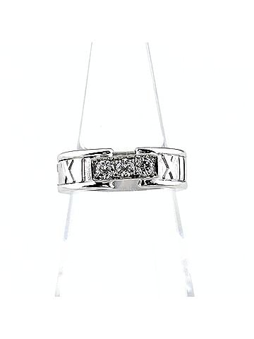 Tiffany & Co. Tiffany &amp; Co. Atlas Ring, Small Diamond 750 Calcium, Women's (view 1)