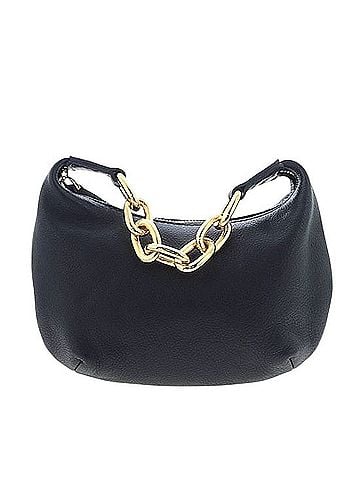 Madewell Micro Gold Chain Handle Leather Hobo Bag Hobo (view 1)