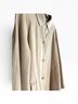 Jil Sander 100% Cashmere Solid Tan Brown Coat Size 6 - photo 13