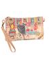 LANY Multi Color Leather Clutch One size - photo 1