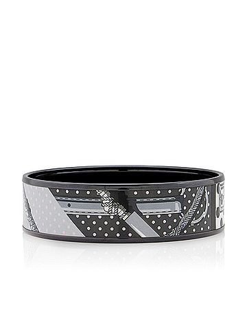 Hermès Hermes Printed Enamel Wide Bangle (view 1)