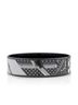 Hermès 100% Metal Black Hermes Printed Enamel Wide Bangle One size - photo 1