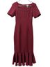 ASOS Burgundy Cocktail Dress Size 0 - photo 1