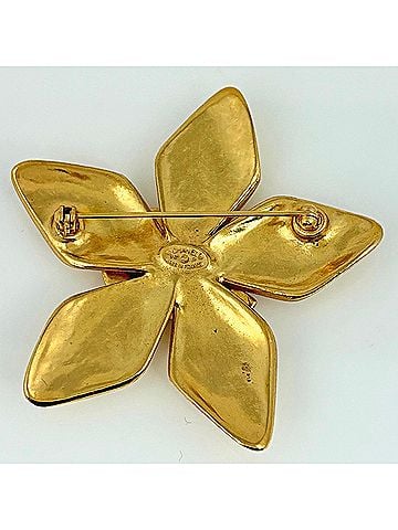 Chanel Chanel Coco Mark Brooch, GP Gold, Women's (view 2)