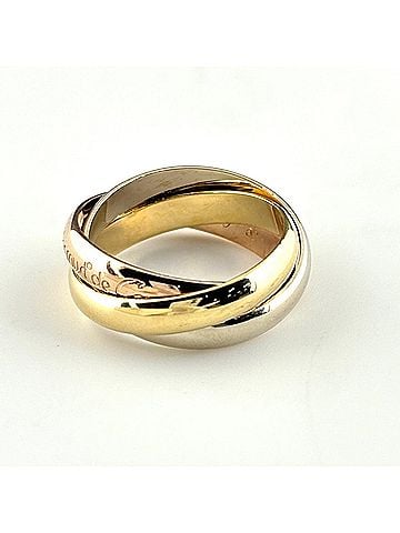 Cartier Cartier Trinity Ring, Yellow Gold (YG), 750, Women's Ring (view 2)