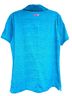 Adidas Solid Blue Short Sleeve Top Size L - photo 2