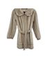 Lilli Ann 100% Faux Fur Stripes Tan Coat Size S - photo 12