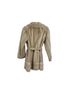 Lilli Ann 100% Faux Fur Stripes Tan Coat Size S - photo 2