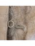 Lilli Ann 100% Faux Fur Stripes Tan Coat Size S - photo 10