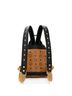 MCM 100% Leather Brown MCM Visetos Mini Studded Backpack One size - photo 4