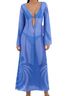 Caroline Constas Graphic Blue Swimsuit Cover Up Size S - photo 1