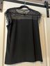 Anne Klein Black Short Sleeve Blouse Size M - photo 3