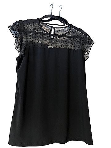 Anne Klein Short Sleeve Blouse (view 1)
