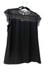 Anne Klein Black Short Sleeve Blouse Size M - photo 1