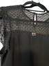 Anne Klein Black Short Sleeve Blouse Size M - photo 2