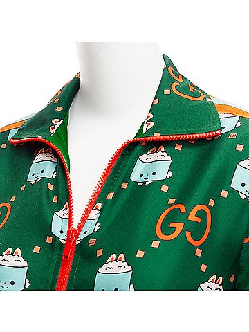 Gucci Gucci Monogram Silk Track Jacket (view 2)