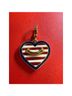 Juicy Couture Stripes Hearts Red White Blue Gold Shoulder Bag One size - photo 5