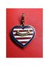 Juicy Couture Stripes Hearts Red White Blue Gold Shoulder Bag One size - photo 7