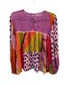 BLANK 100% Viscose Polka Dots Multi Color Long Sleeve Blouse Size XL - photo 2