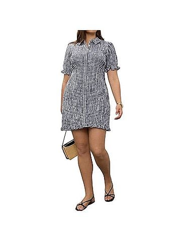 Jason Wu Smocked Casual Dress (view 1)