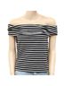 Maeve Stripes Black White Blouse Size L - photo 2