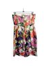 J.Crew 100% Silk 100% Polyester Floral Multi Color Cocktail Dress Size 2 - photo 2
