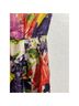 J.Crew 100% Silk 100% Polyester Floral Multi Color Cocktail Dress Size 2 - photo 5