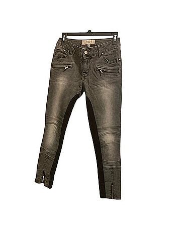 Karen Millen Moto Distressed Jeans (view 1)