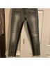 Karen Millen Black Gray Jeans Size 4 - photo 6
