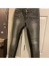 Karen Millen Black Gray Jeans Size 4 - photo 12