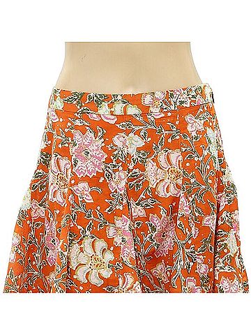 Free People Free People End Of The Island Godet Mini Skirt Floral Printed M-10 NWT 283071 Casual Skirt (view 2)