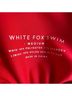 White Fox Red Swimsuit Top Size M - photo 3