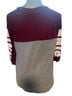 Pink Gray Burgundy Long Sleeve Button-Down Shirt Size L - photo 2