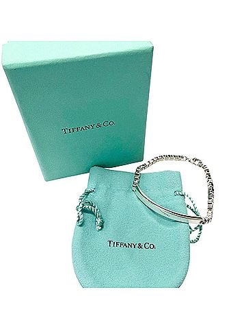 Tiffany & Co. TIFFANY&amp;Co. Tiffany Venetian ID Bracelet AG925 Silver Accessory, Weight 20g, Men's/Women's, Comes with Box and Dust Bag (view 2)