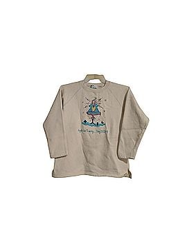 Quacker Factory Angels don't worry... they BELIEVE Pullover Sweater (view 1)