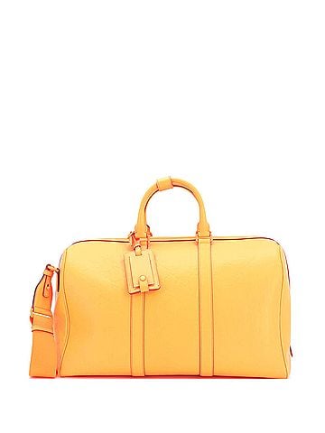 Gucci Convertible Duffle Bag GG Rubber Effect Leather Medium (view 1)