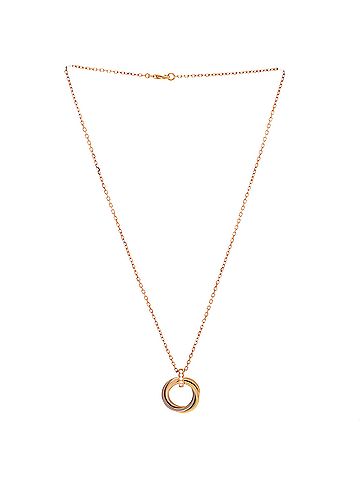 Cartier Trinity Pendant Necklace 18K Tricolor Gold and Diamonds (view 2)