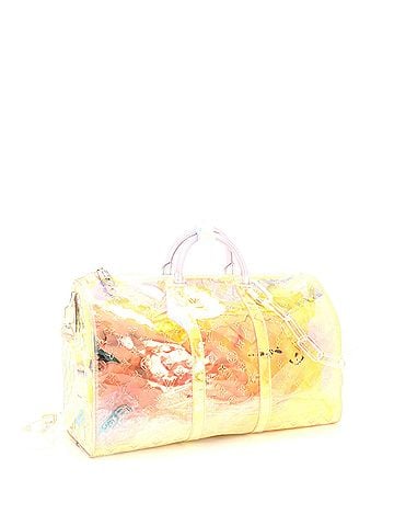 Louis Vuitton Keepall Bandouliere Bag Limited Edition Monogram Prism PVC 50 (view 1)
