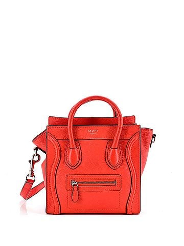 Céline Luggage Bag Grainy Leather Nano (view 1)