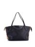 Burberry 100% Leather Black Welburn Tote Leather and House Check Canvas Medium One size - photo 4