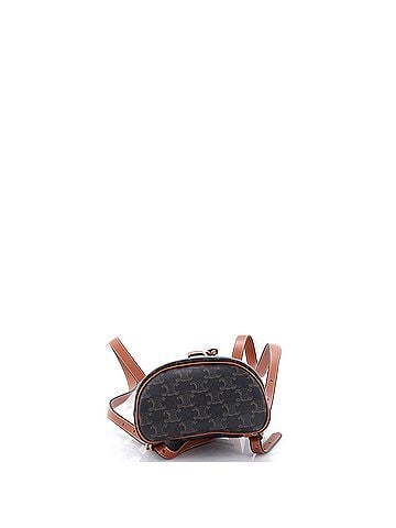 Céline Folco Backpack Triomphe Coated Canvas Mini (view 2)