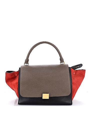Céline Tricolor Trapeze Bag Leather Medium (view 1)