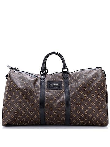 Louis Vuitton Waterproof Keepall Bandouliere Bag Monogram Canvas 55 (view 1)