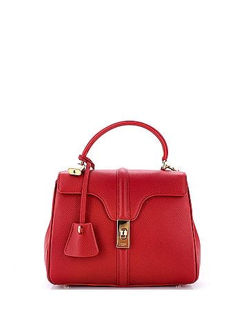 Céline 16 Top Handle Bag Grained Calfskin Small (view 1)