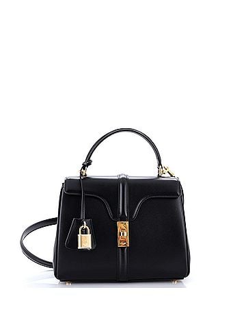 Céline 16 Top Handle Bag Smooth Calfskin Small (view 1)