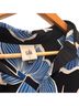 CAbi Floral Black Blue White Button-Down Shirt Size L - photo 2
