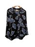 CAbi Floral Black Blue White Button-Down Shirt Size L - photo 1