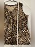NIPON BOUTIQUE Leopard Print Brown Ivory Tank Top Size 1X - photo 5