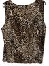 NIPON BOUTIQUE Leopard Print Brown Ivory Tank Top Size 1X - photo 2